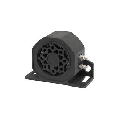 12V - 24V Car Reverse Horn IP67 Truck Reversing Alarm สีดํา พร้อมกองปรับสแตนเลส