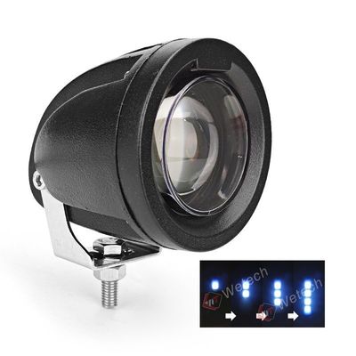ไฟฟอร์คลิฟท์สีฟ้าที่กําหนดเอง 8W ไฟความปลอดภัยสีฟ้า IP67