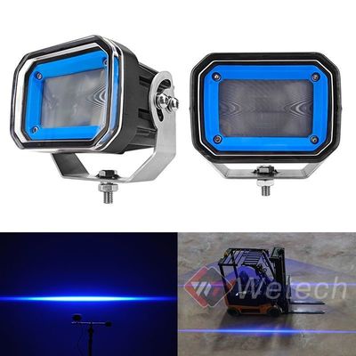 ไฟเตือนเส้นรังสี ไฟฟอร์คลิฟท์ ไฟ LED สายตรง รถบรรทุก ตัวแสดงความปลอดภัย สีแดง สีฟ้า สีเขียว LED