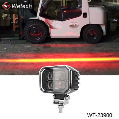 10V - 80V โฟร์คลิฟท์ แสงเขตแดง 30W LED โฟร์คลิฟท์ ไฟความปลอดภัยด้วยสแตนเลส