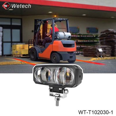 ความสว่างสูง Forklift แสงเขตแดง 30W LED Forklift ไฟกันน้ํา