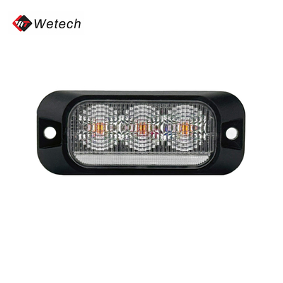 IP67 แฟลช สตรอบ แอมเบอร์ LED ไฟ 12V 24V ไฟสตรอบรถบรรทุก