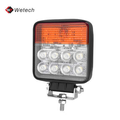 ไฟทำงาน LED กันน้ำ 12V 24V DC 24W แบบสปอตไลท์ พร้อมไฟเลี้ยว และดีไซน์ทนทาน