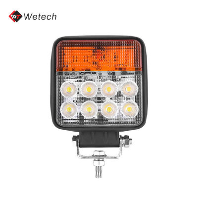 กันน้ํา 12V 24V DC 24W ไฟทํางาน LED แสงน้ําท่วมด้วยสัญญาณหัน