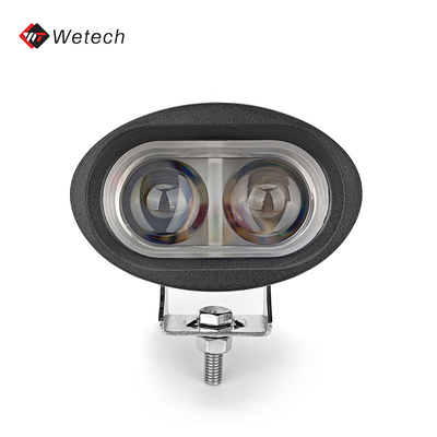 ไฟเตือนความปลอดภัยสำหรับรถยก DC 10-80V ไฟ LED สีน้ำเงิน 10W กันน้ำ IP 67 สำหรับความปลอดภัยในการทำงาน