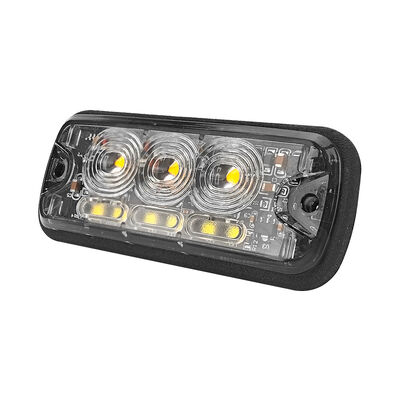 IP67 กันน้ํา 12-24V DC Truck Strobe Light พร้อมชิป LED CREE สําหรับเตือนยาน