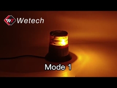 ไฟเตือน LED ขนาดกะทัดรัด WT-347S-L2 พร้อมแม่เหล็กยึด ติดตั้งได้กับยานพาหนะวิศวกรรม