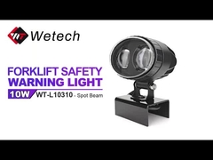 WT-L10310 10V - 80V สีฟ้า LED Spot Light IP67 ไฟสปอตรถบรรทุก