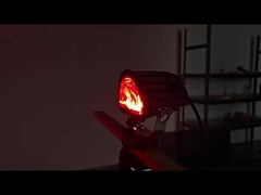 WT-C10320 ไฟความปลอดภัยสำหรับรถยกแบบกันน้ำ Arc 20W ไฟด้านข้างสีแดงสำหรับรถยก ปรับแต่งได้