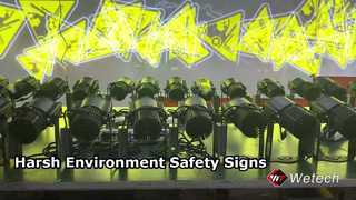 โปรเจคเตอร์ Gobo LED 240W ป้ายความปลอดภัย IP65